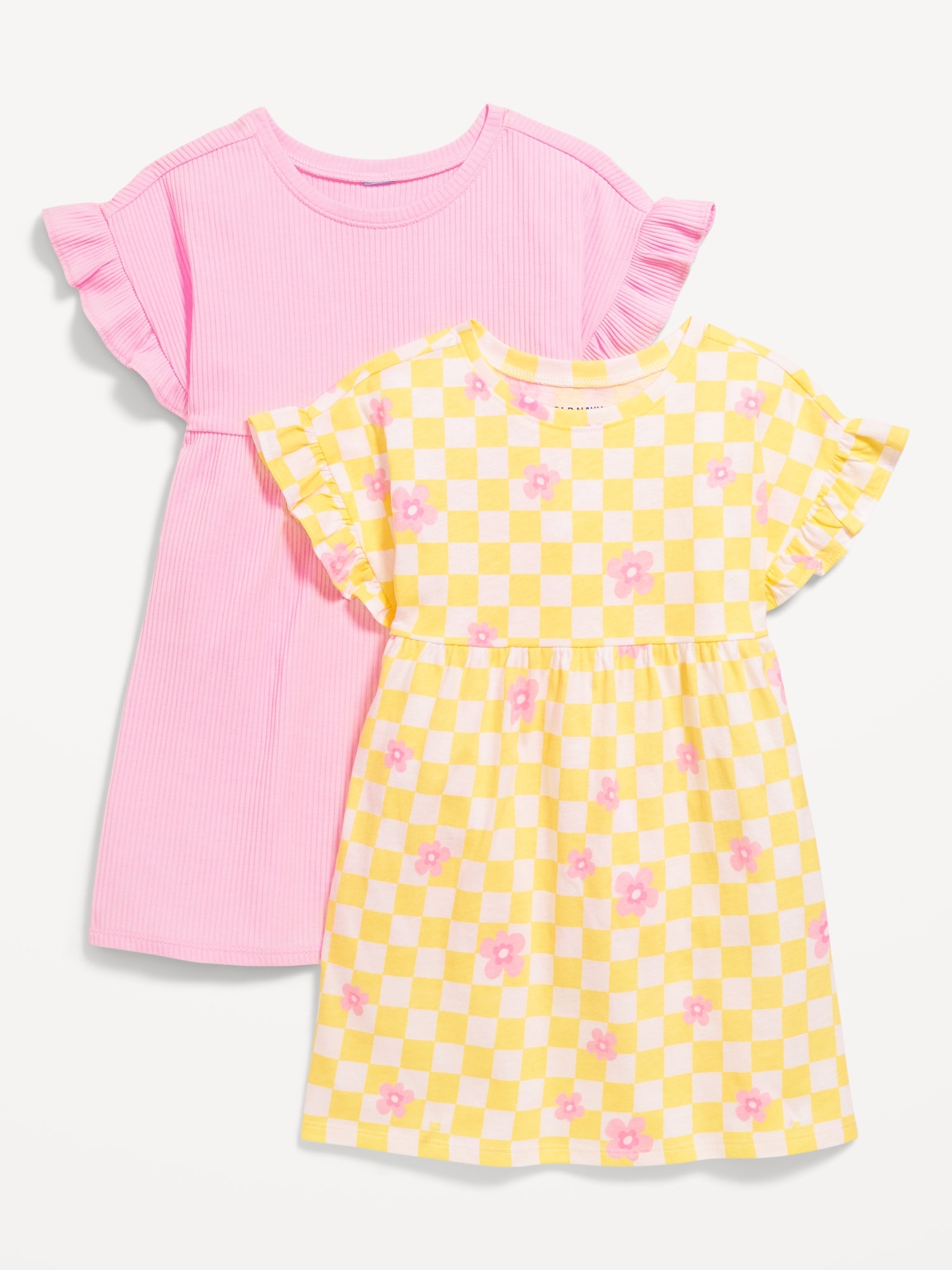 Robe à manches flottantes pour Toute-petite fille (paquet de 2)