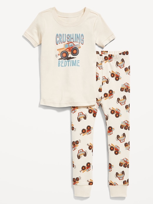 Voir une image plus grande du produit 1 de 2. Pyjama coupe moulante à motif pour Tout-petit garçon et Bébé