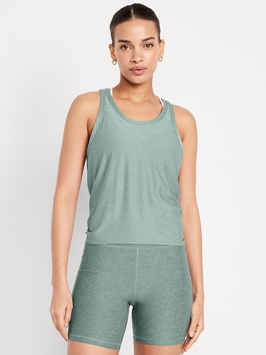 L'image numéro 1 présente Camisole Doux nuage 94 à nouer dans le dos pour Femme