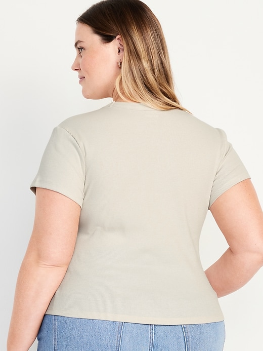 Image number 6 showing, Snug Crop T-Shirt