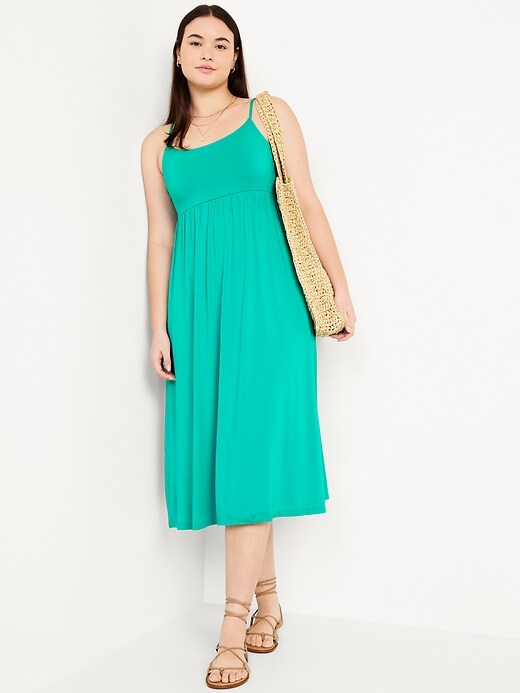 Fit & Flare Cami Midi Dress | Old Navy