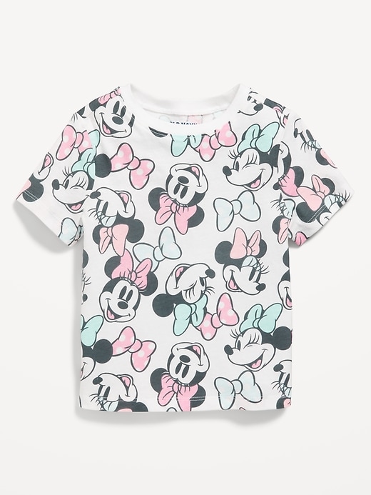 View large product image 1 of 2. Disney© Minnie Mouse Graphic T-Shirt for Toddler Girls