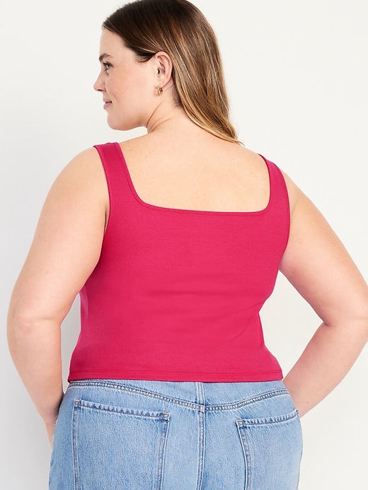 Image number 6 showing, Ultra-Crop Rib-Knit Tank Top