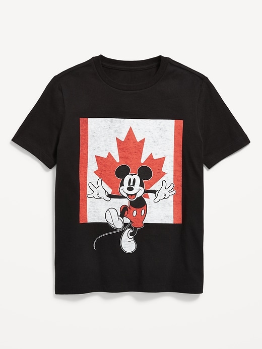 View large product image 1 of 2. Disney© Mickey Mouse Gender-Neutral Graphic T-Shirt for Kids