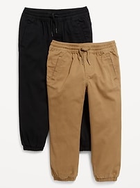 Image number 1 showing, Functional-Drawstring Jogger Pants 2-Pack for Toddler Boys