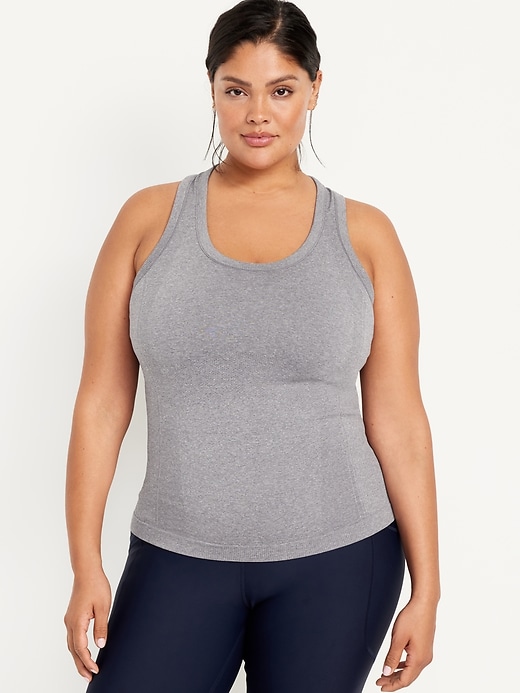 Image number 7 showing, Fitted Seamless Tank Top