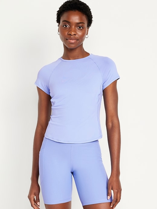 Image number 1 showing, FlowForm Short-Sleeve Top