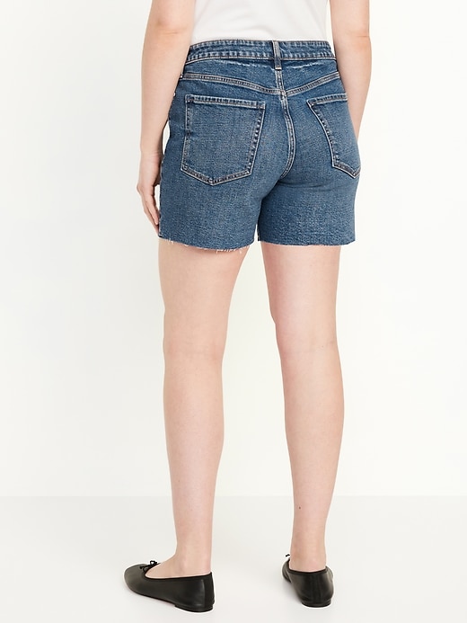 Image number 6 showing, High-Waisted OG Jean Shorts -- 5-inch inseam