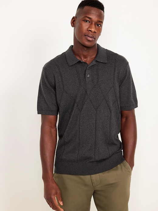 Image number 1 showing, Classic Fit Polo Sweater