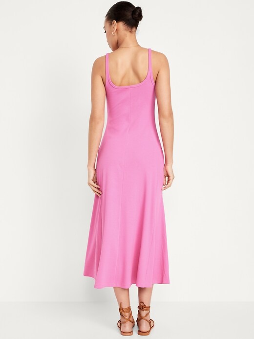 Fit & Flare Rib-Knit Maxi Dress | Old Navy