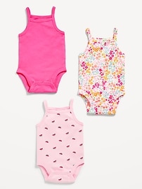 View large product image 3 of 3. Cami Bodysuit 3-Pack for Baby