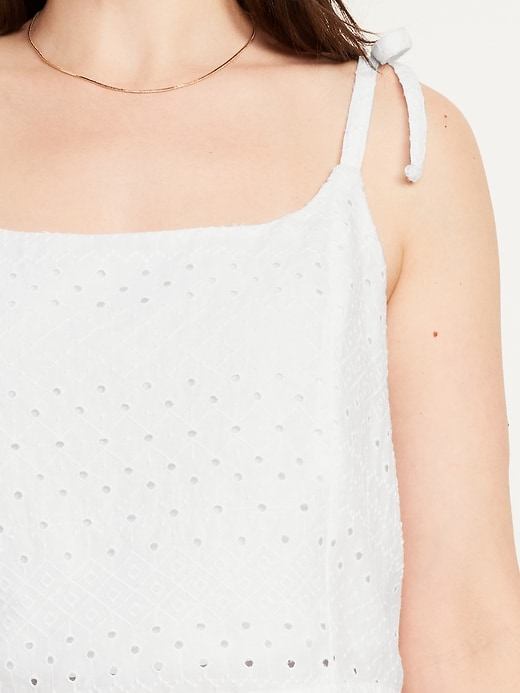 Image number 4 showing, Cami Eyelet Top