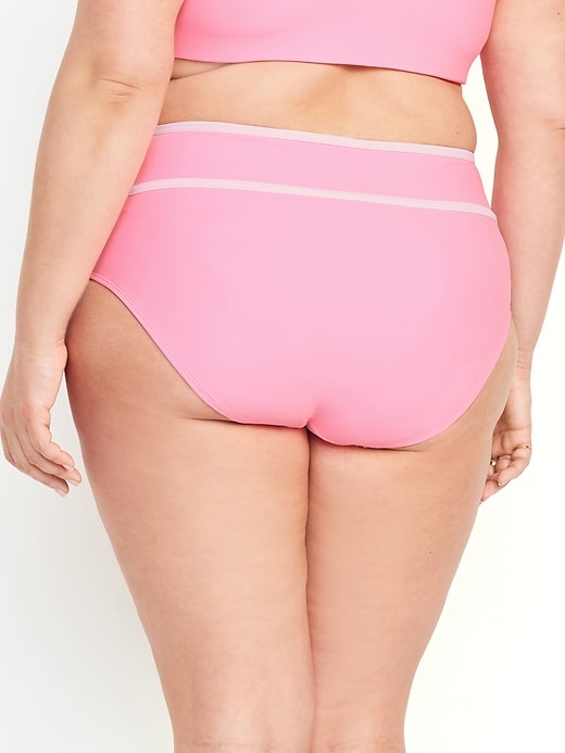 Image number 8 showing, High-Waisted Bikini Swim Bottoms