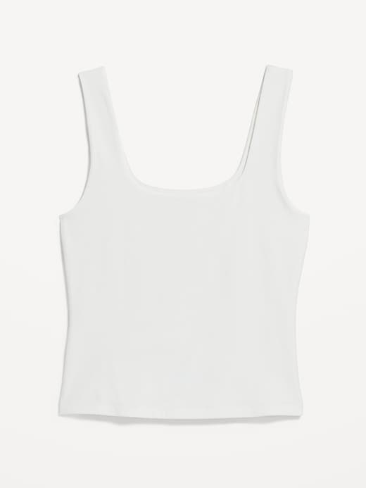 Image number 4 showing, Double-Layer Crop Tank Top