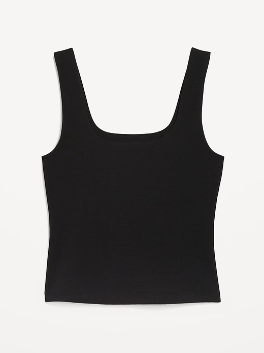 Image number 4 showing, Double-Layer Crop Tank Top