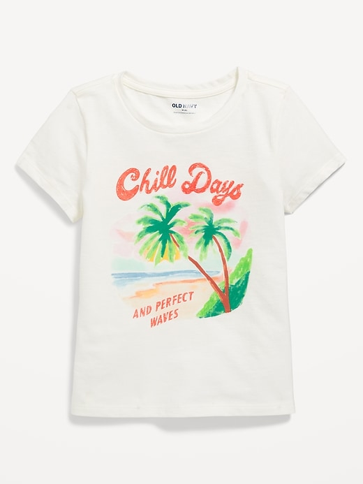 Voir une image plus grande du produit 1 de 1. T-shirt à manches courtes à imprimé pour Fille