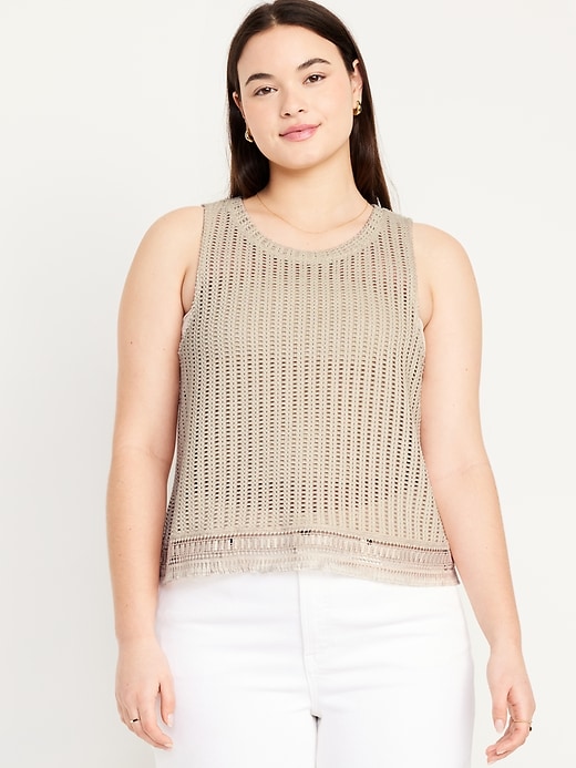 Image number 5 showing, Crochet Tank Top