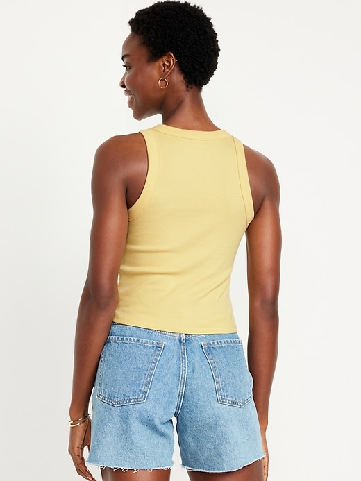 Image number 2 showing, Snug Crop Tank Top