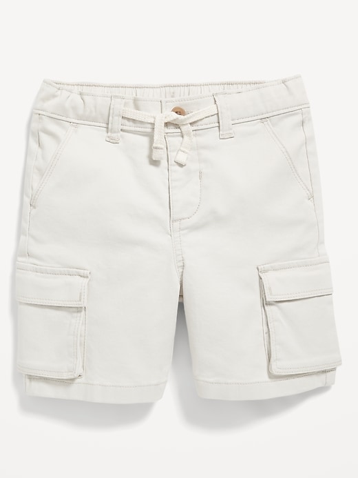 View large product image 1 of 2. Functional-Drawstring Cargo Shorts for Toddler Boys