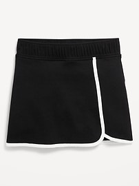 View large product image 4 of 5. High-Waisted Dynamic Fleece Skort for Girls