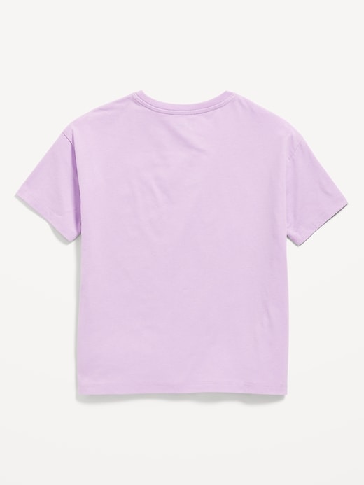 Voir une image plus grande du produit 2 de 2. T-shirt surdimensionné à imprimé sous licence pour Fille