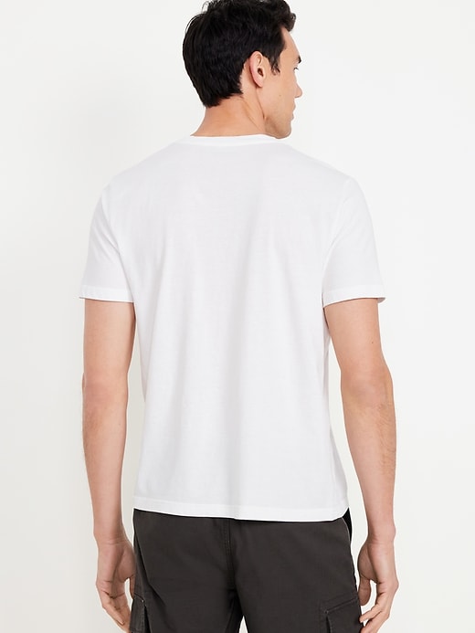 Image number 3 showing, Soft-Washed V-Neck T-Shirt 3-Pack