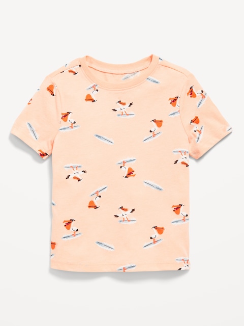 Printed Short-Sleeve T-Shirt for Toddler Boys - Surfboards