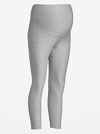 Image number 2 showing, Maternity Full-Panel Cloud+ 7/8 Leggings