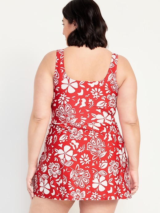 Image number 8 showing, Side-Tie Swim Dress