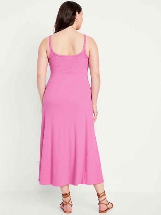Fit & Flare Rib-Knit Maxi Dress | Old Navy
