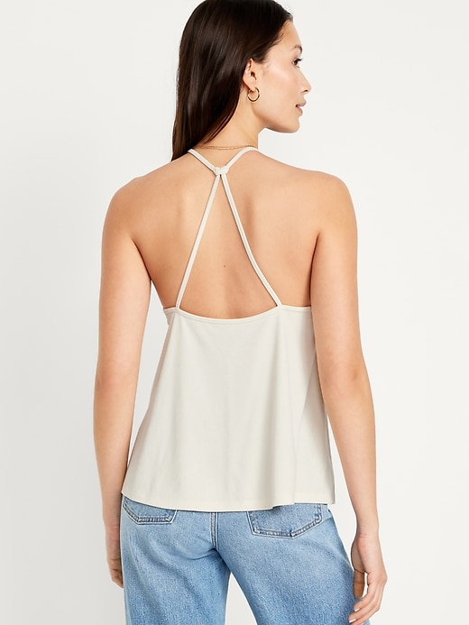 L'image numéro 2 présente Camisole en tricot côtelé