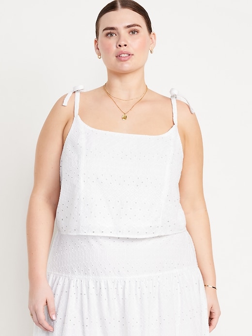 Image number 7 showing, Cami Eyelet Top