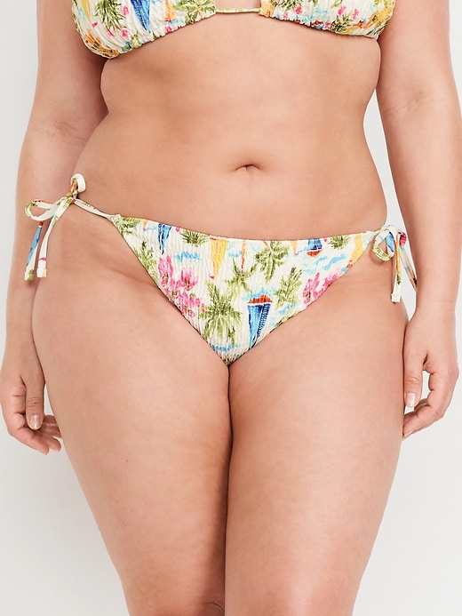 Image number 7 showing, Mid-Rise String Bikini Swim Bottoms