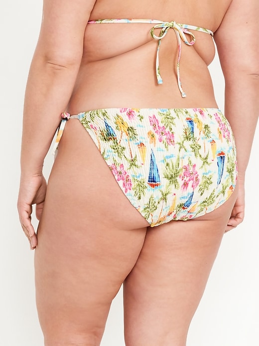 Image number 8 showing, Mid-Rise String Bikini Swim Bottoms