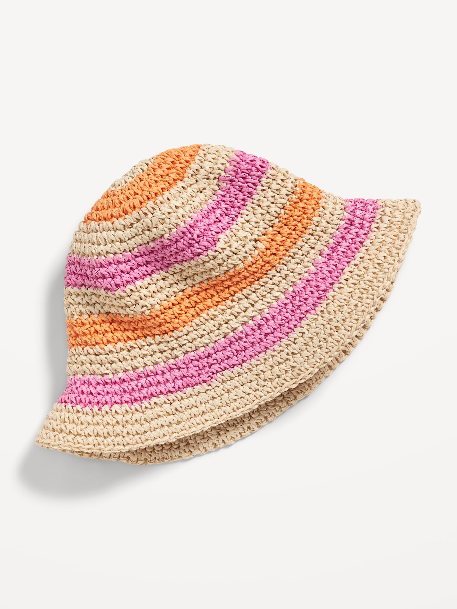 Unisex Bucket Straw Hat for Toddler