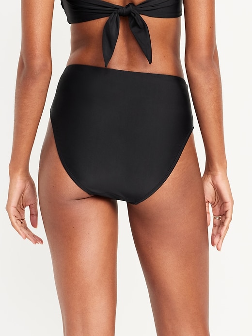 Image number 2 showing, High-Waisted Bikini Swim Bottoms
