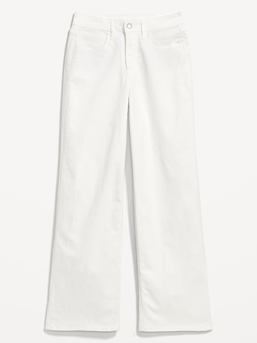 Image number 4 showing, High-Waisted Wow Wide-Leg Jeans