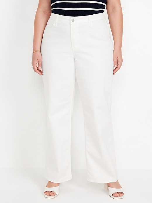 Image number 7 showing, High-Waisted Wow Wide-Leg Jeans