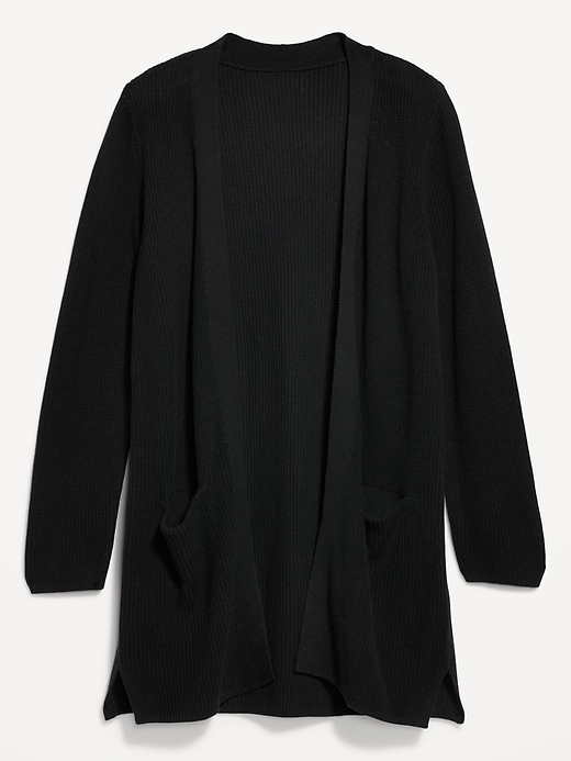 Image number 4 showing, Open-Front Longline Cardigan Sweater