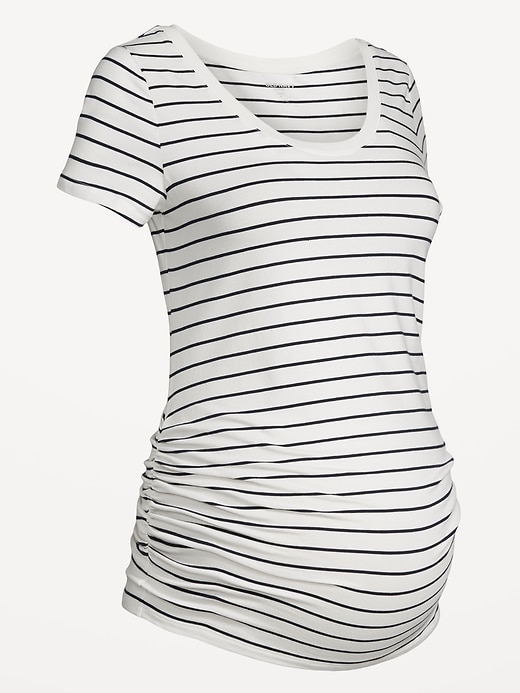 Image number 4 showing, Maternity Scoop-Neck T-Shirt