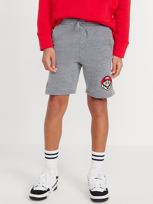 View large product image 1 of 5. Licensed Graphic Fleece Jogger Shorts for Boys (At Knee)