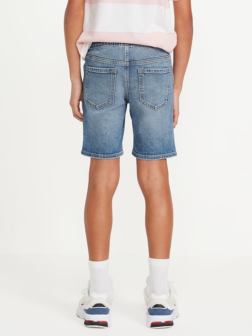 View large product image 2 of 5. Knee Length 360° Stretch Pull-On Jean Shorts for Boys