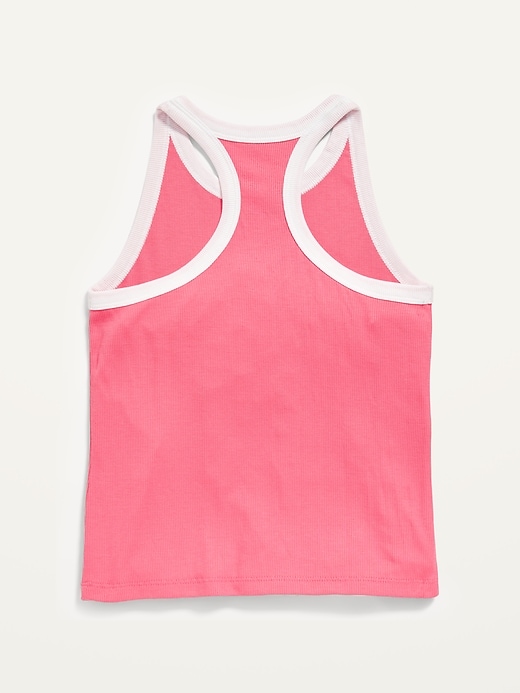 L'image numéro 4 présente Camisole performance en tricot côtelé Ultralite pour Fille