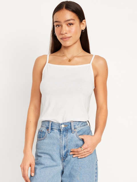 Relaxed Cami Tank Top - Calla Lilies