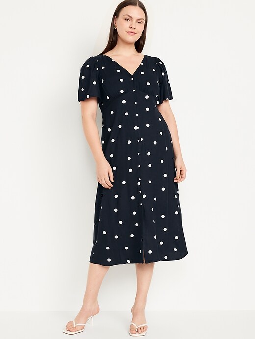 Image number 4 showing, Waist-Defined Midi Dress