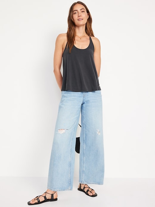 Image number 3 showing, Rib-Knit Strappy Tank Top