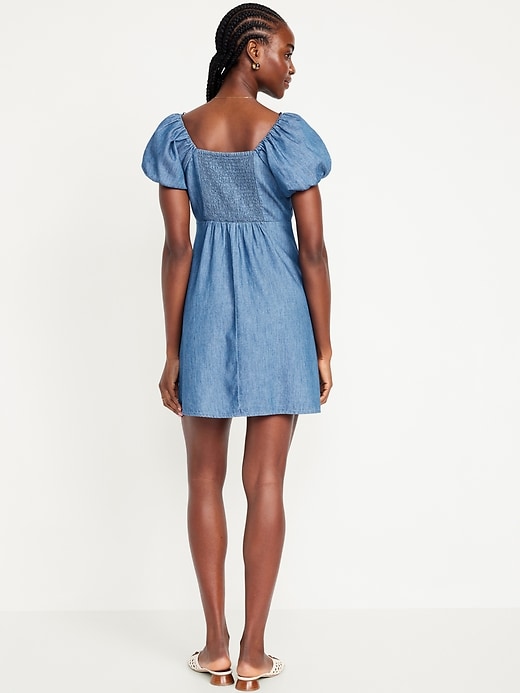 Image number 2 showing, Jean Mini Swing Dress