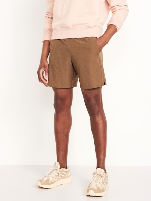 Lined Essential Woven Workout Shorts -- 7-inch inseam