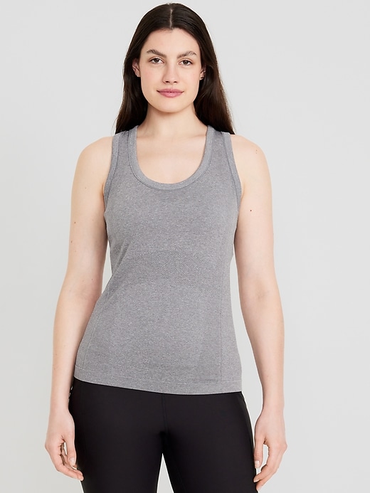 Image number 5 showing, Fitted Seamless Tank Top