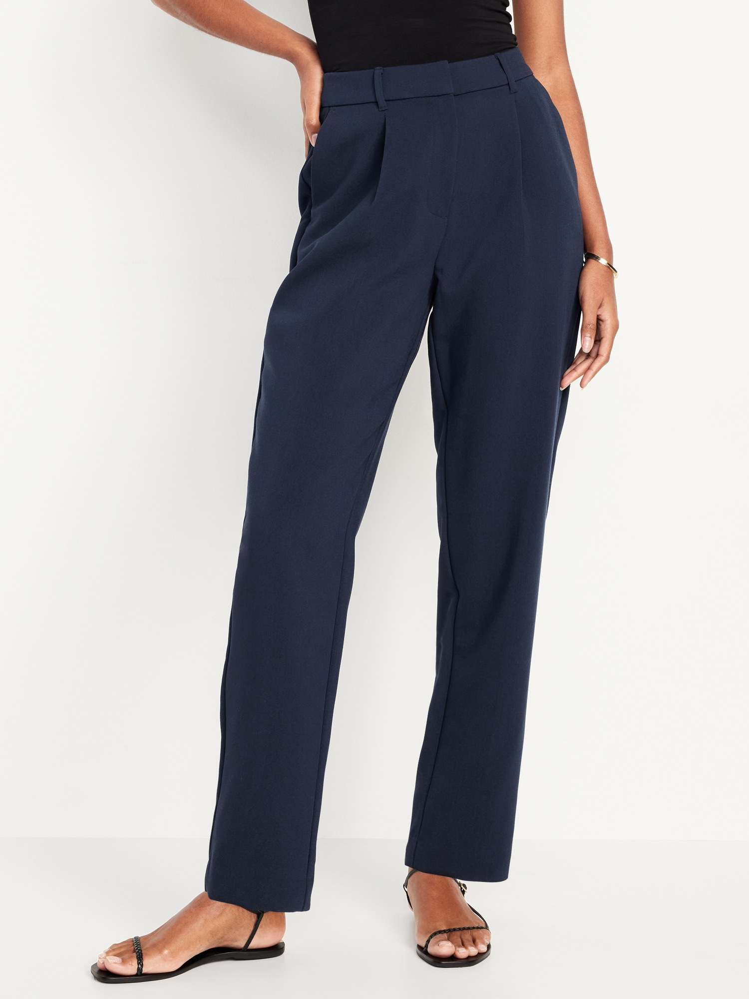 Extra High-Waisted Taylor Trouser Straight Pants